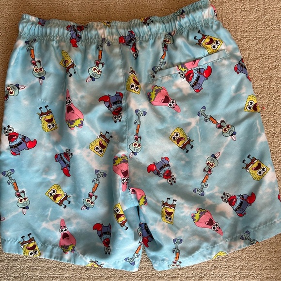 PACSUN SpongeBob Squarepants 17” Swim Trunks - Picture 7 of 10